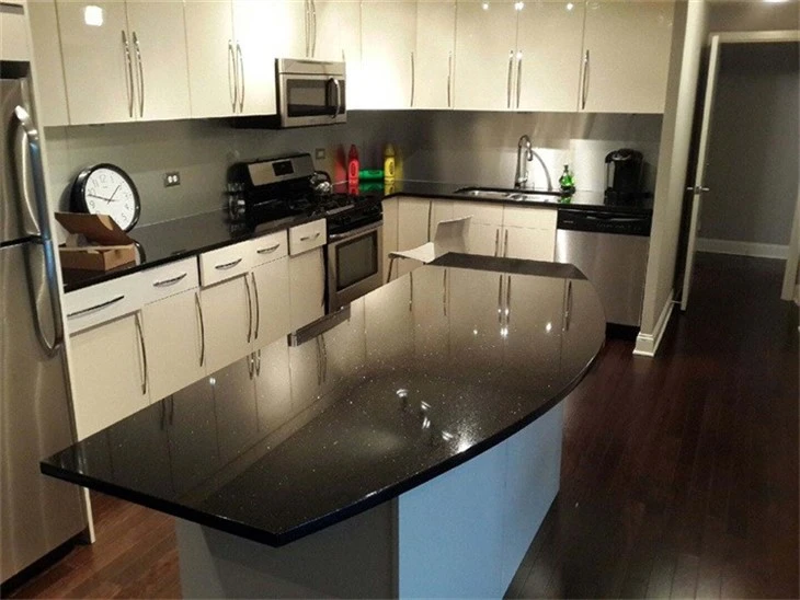 Black Galaxy Granite Kitchen