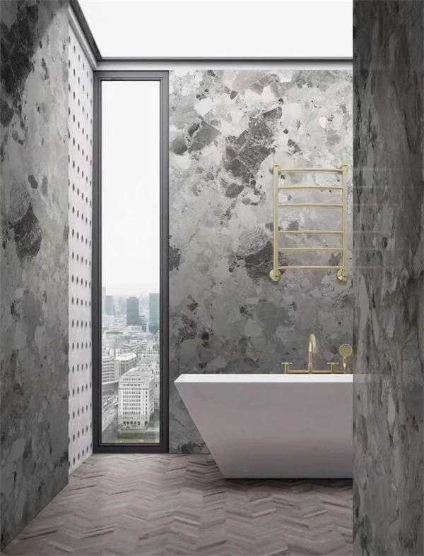 panda grey marble bathroom panda grey marble bathroom