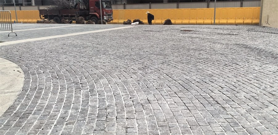 black brown grey porphyry cubes cobbles paver black brown grey porphyry cubes cobbles paver