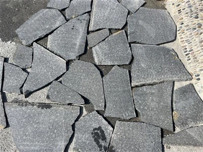 Black Slate Crazy Paving